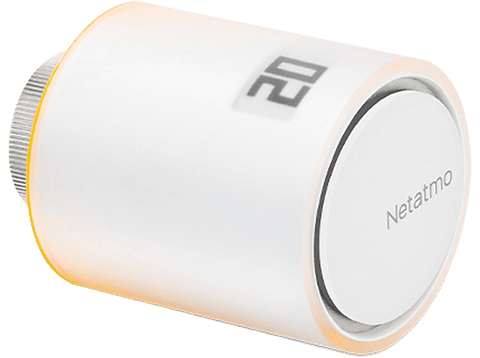 Válvula termostática - Netatmo NAV-ES, Accesorio del termostato, Control remoto vía App, Regulación inteligente, Blanco