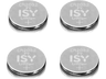 Pilas - ISY IBA 2032-1, 4 Piezas, 3V, Litio, Universal