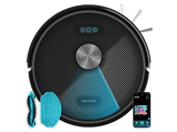 Robot aspirador - Cecotec Conga M50, 35 W, 240 ml, 5000 Pa Succión, Detección de Obstáculos, Programable, 160 m², Negro