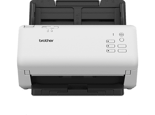 Escáner - Brother ADS4300N, 600 x 600 ppp, 40 ppm, Hasta 80 páginas, Negro y blanco