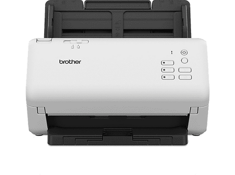 Escáner - Brother ADS4300N, 600 x 600 ppp, 40 ppm, Hasta 80 páginas, Negro y blanco