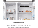 Frigorífico americano - Haier SBS  90 Series 5 HSR5918DWMP, No Frost, 177 cm, 521 l, Motor Inverter, Dispensador de Agua, Inox