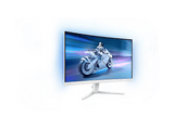 Monitor gaming - Philips 27M2C5201L/00, 27 Full-HD, 180 Hz, 1 ms GtG, VA, Curvo, HDR10, tecnología AMD FreeSync™, Blanco