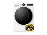 Lavadora carga frontal - LG F4X7013TWS, 13 kg, 1400 rpm, 23 programas, TurboWash 360º, ThinQ™, Blanco