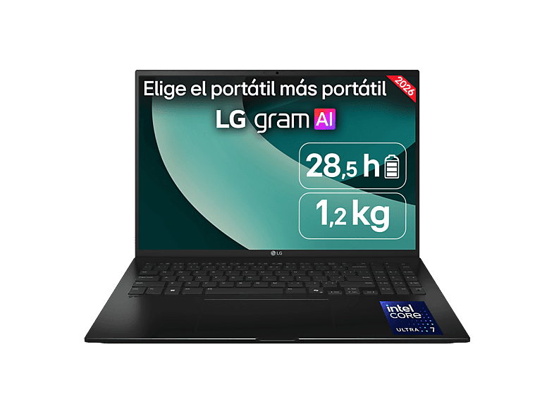 LG 16ZD90TL-G.AX85BN Copilot+ PC 16 WQXGA Intel® Core™ Ultra 7 258V 47 TOPS 32GB 512GB SSD Arc™ Onboard Graphics SinSO Sin cargador