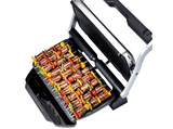 Grill - Tefal GC712D OptiGrill, 2000 W, 7 Modos Cocción, Indicadores Luminosos, Bandeja Recogegrasa, Acero Inoxidable