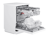 Lavavajillas - Samsung DW60CG550FWQET, 14 servicios, 7 programas, 59.8 cm, Bandeja de cubiertos, Blanco