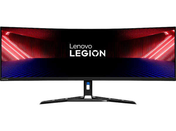 Monitor gaming - Lenovo Legion R45w-30, 44.5", UWQHD, 1 ms, 165 Hz, USB, HDMI, Negro, curvo