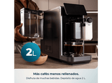 Cafetera superautomática - Cecotec Cremmaet Lungo Latte, Depósito de leche, 19 bares, 7 bebidas, Molinillo Acero inoxidable, depósito 2 L, Negro