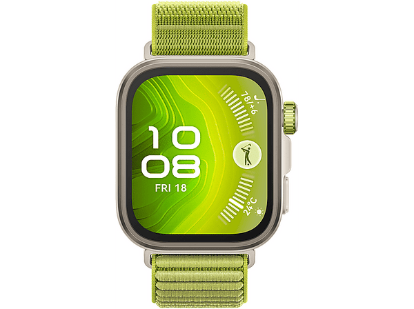 Smartwatch - Huawei Watch Fit 4 Pro, 1.82" AMOLED, 10 días batería, Compatible iOS - Android, Correa Fluoroelastómero, Pago NFC, Verde