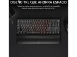 Teclado gaming - Corsair K70 CORE TKL, Inalámbrico, Bluetooth, Iluminación RGB, Negro