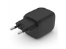 Cargador - Belkin BoostCharge Pro WCH011vfBK, Universal, De pared USB-C® GaN doble con PPS de 45 W, Negro
