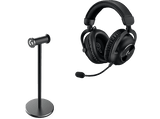 Auriculares gaming - Logitech G Pro X 2 Lightspeed + HS STAND, Inalámbrico, Bluetooth, Micrófono, 7.1 DTS, PC/PlayStation/Nintendo, Negro