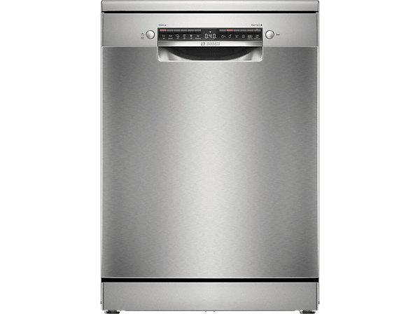 Lavavajillas - Bosch SMS4HVI14E, 14 servicios, 6 programas, 60 cm, Acero antihuellas