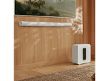 Altavoz inalámbrico - Sonos Sub 4, Bajos Profundos, Subwoofer, Blanco