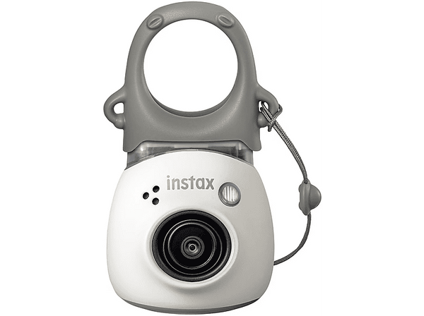 Cámara instantánea - Fujifilm INSTAX Pal, De bolsillo, Autodisparador, Memoria interna 50 fotos, Ranura SD, Bluetooth, Blanco