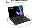 Portátil - LG 16Z90SP-A.AD88B, 16 OLED 4K, Intel® Core™ Evo™ Ultra 7-155H, 32 GB RAM, 1 TB SSD, GeForce RTX™ 3050, W11H, Negro Obsidiana