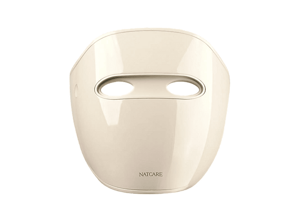 Máscara LED - Natcare Sunstone, Para la cara, Promueve el colágeno, Tecnología Innovadora, Blanco