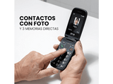 Móvil - SPC Harmony 2, 4G, Para mayores, Teclas grandes, Botón SOS, Compatible audífonos, Volumen 104dB, Radio FM, Linterna, Base de carga, Negro