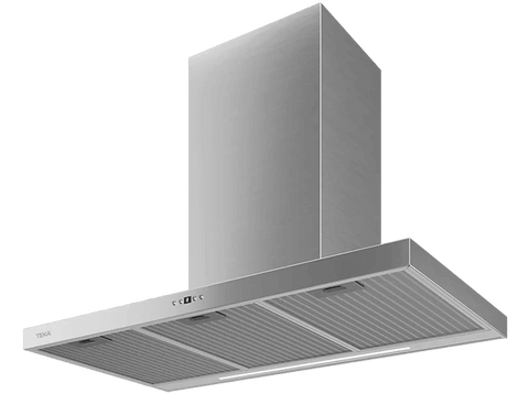 Campana decorativa - Teka DSH 986, 3+1 Velocidades, 586 m³/h, Temporizador, 90 cm, Inox