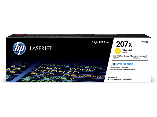 Tóner - HP 207X LaserJet, Amarillo, W2212X