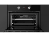 Horno compacto - Teka HLC 8406 BK, Multifunción, Sistema de limpieza integrado, 44 l, 45 cm Ancho, Función Airfry, Negro