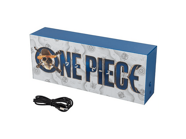 Lámpara - Funko Logo One Piece, Sobremesa o pared, Licencia oficial One Piece