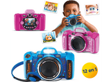 Cámara - VTech Kidizoom Duo FX, 8MP, Cámara Frontal y Selfi, Vídeos, 256MB de Memoria, Azul