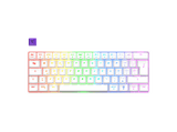 Teclado gaming - ISY IGK-5100-WT-ES, Mini RGB, Mecánico, Cable, Teclas iluminadas, Blanco