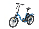 Bicicleta urbana - Youin Amsterdam, 250 W, 25 km/h, 45 km, Plegable, Azul y negro