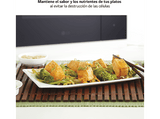 Microondas con grill integrable - LG MGBZ2593F, 900W, 8 niveles, 25 l, Cristal Negro