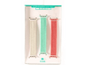 Pack Correas - Friendly license, Compatible Apple Watch 38/40/41 mm, Blanco Verde Rosa