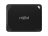 Disco duro SSD externo 1 TB - Crucial X10 Pro Portable SSD, Velocidad de lectura y escritura hasta 2100 MB/s, IP55, Negro