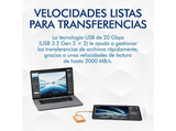 Disco duro SSD externo - Lacie Rugged Mini, 4TB, USB-C, 2.5, Naranja
