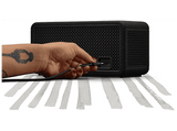 Altavoz inalámbrico - Marshall Middleton II, Bluetooth, 30 h Autonomía, Micrófono integrado, IP67, Black and Brass
