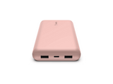 Powerbank - Belkin BoostCharge Batería externa 20K, 20000 mAh, 2x USB-A, 1x USB-C, Rosa