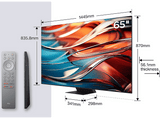 TV Mini LED 65 - TCL 65C855, UHD 4K, Quantum Dot, AiPQ Pro Processor, Smart TV, Control por voz, Negro