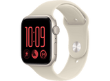 Apple Watch SE 3 (2026), GPS, 40 mm, Caja de aluminio Blanco estrella, Correa deportiva Arena, Talla S/M, Siri AI