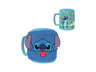 Taza - Sherwood  Lilo & Stitch: Stitch, 400 ml, Funda de felpa, Azul