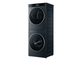 Lavadora secadora - Haier CLC108GNU1, Torre de lavado 10 kg+8 kg, 1400 rpm, Autodosificación, Direct Motion, Antracita