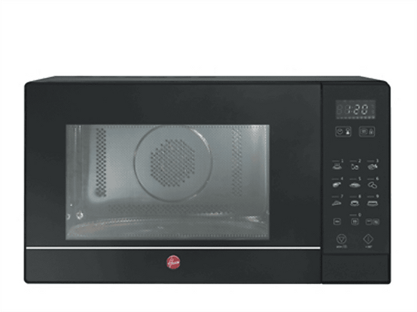 Microondas con grill - Hoover HMG 2591 DBK, 900W, 5 niveles,  25 l, Negro
