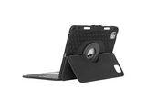 Funda con teclado - Targus VersaVu® Bluetooth®, Para iPad Pro® de 11 pulgadas (M4), Retroiluminación Ajustable, Rotación 360º, Pie de Apoyo, Negro