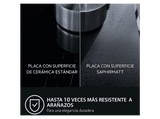 Placa inducción - AEG TI63IQ30FZ, 3 zonas,  Zona grande 28 cm, Cocción asistida, 60 cm, Negro mate