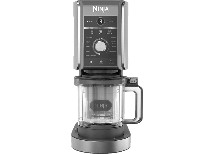 Ninja CREAMi Deluxe NC501EU 800 W 709 ml por tarrina 10 Programas Negro/Plateado