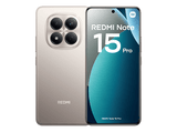 Móvil - Xiaomi Redmi Note 15 Pro, Titanio, 256 GB, 8 GB RAM, 6.77 AMOLED FHD+, MediaTek Helio G200–Ultra, 6500 mAh