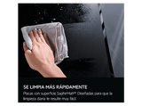 Placa inducción - AEG TI63IQ30FZ, 3 zonas,  Zona grande 28 cm, Cocción asistida, 60 cm, Negro mate