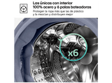 Lavadora secadora - LG WT1210WWF, Torre de lavado 12/10 kg, TurboWash™, Smart Pairing™, Blanco
