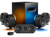 Altavoces para PC - Steel Series Arena 9, Subwoofer, Gaming 5.1 RGB, Negro