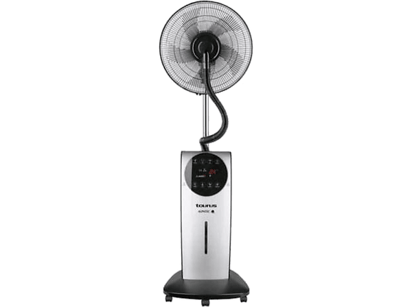 Ventilador de agua - Taurus VB 02, Nebulizador, climatizador, 3 velocidades y 3 modos, 90 W, Oscilación 70º, Temporizador 12h, Acero