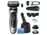 Afeitadora - Braun Afeitadora Eléctrica Series 6 62-S7650CC, Centro SmartCare, +2 Accesorios, 60 min autonomía, Afeitado en seco y en mojado, Plata